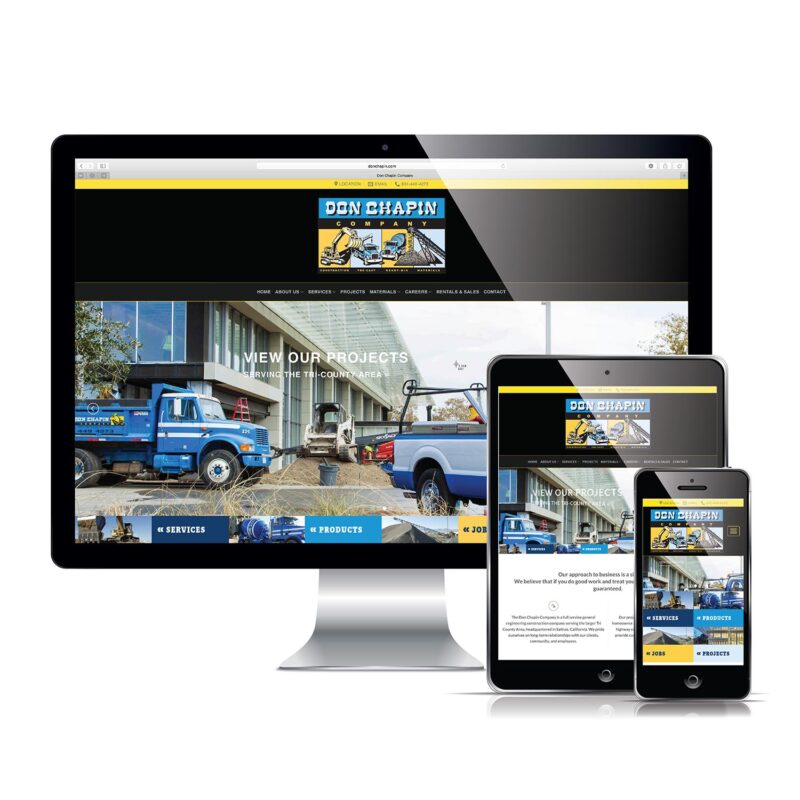 Don Chapin - Responsive Website Design